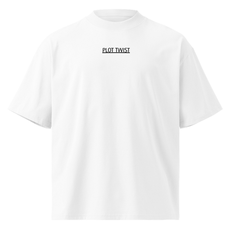 Plot Twist (Embroidered) Organic T-Shirt product image (1)