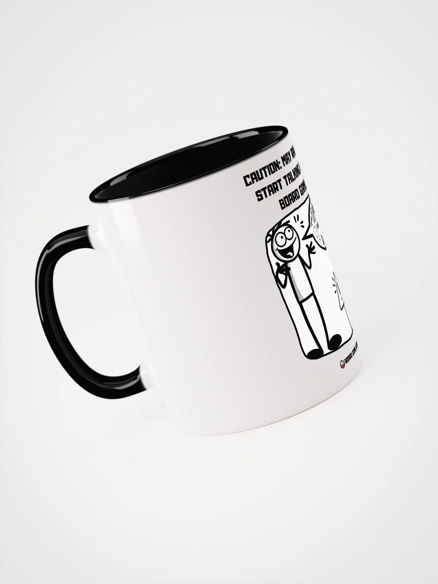 CAUTION: MAY RANDOMLY START TALKING ABOUT BOARD GAMES! | White Ceramic Mug with color on the inside product image (34)