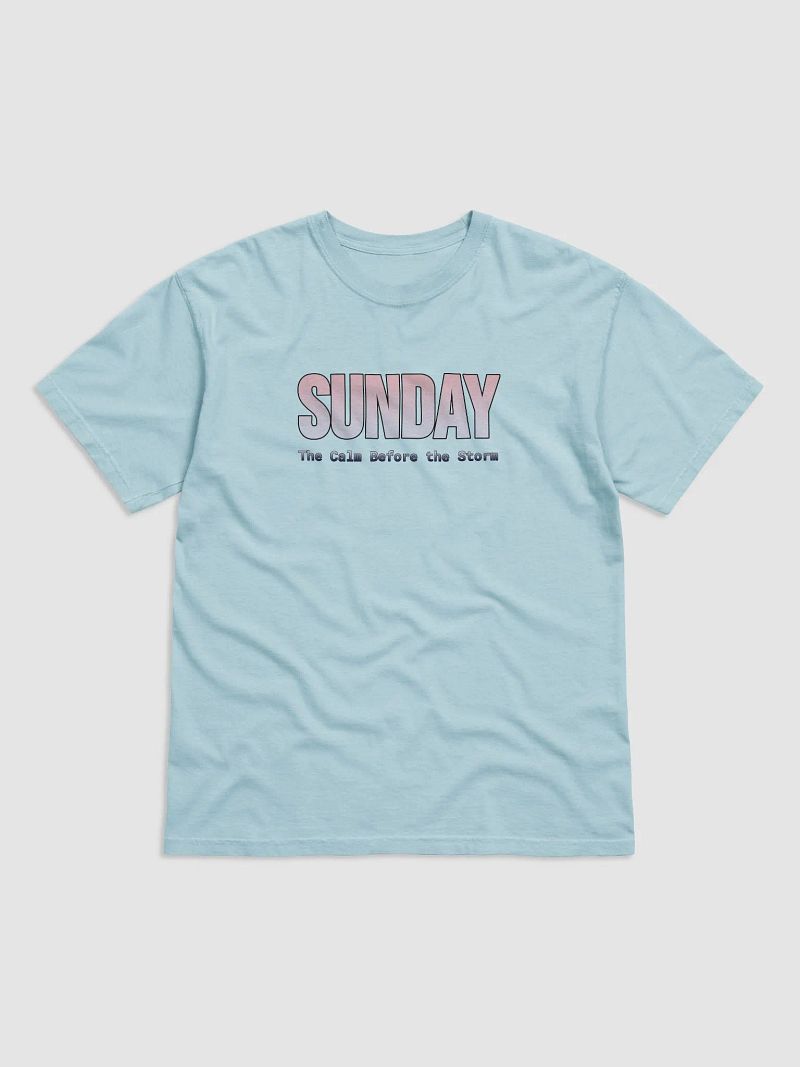 Funny Sunday T-shirt - Bright colors – The Calm Before the Storm