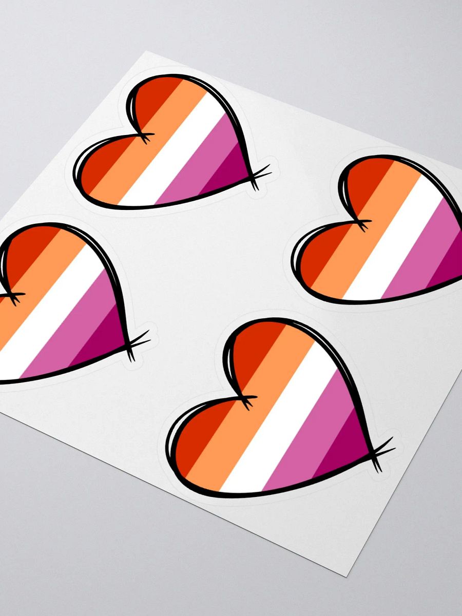 Lesbian Pride Stickers product image (5)