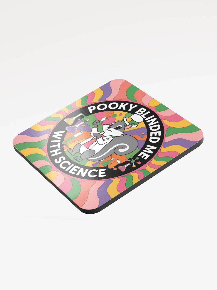 Coaster or micro art piece: psychedelic pooky blinded me with science product image (3)