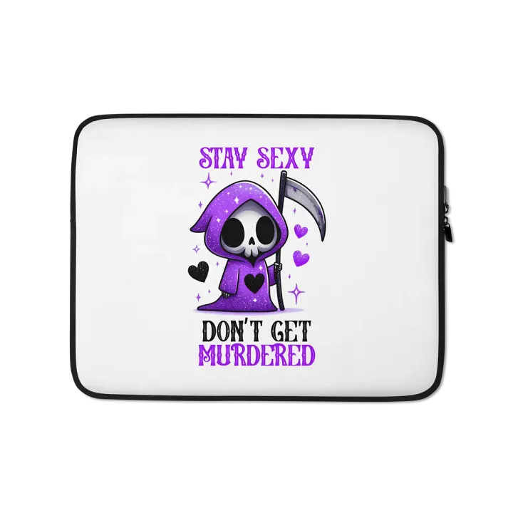 Stay Sexy Laptop Sleeve (Purple) product image (1)