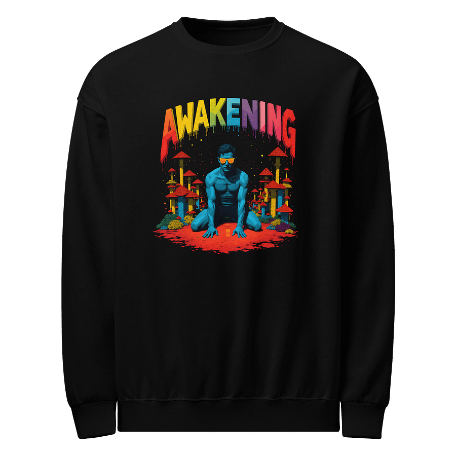 Psychedelic Awakening Art Print Neck Sweatshirt product image (1)