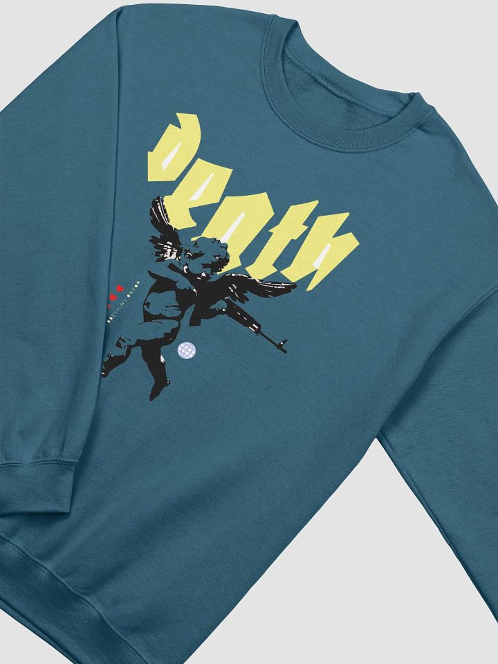 Winged Figure Death Artistic Crewneck product image (8)