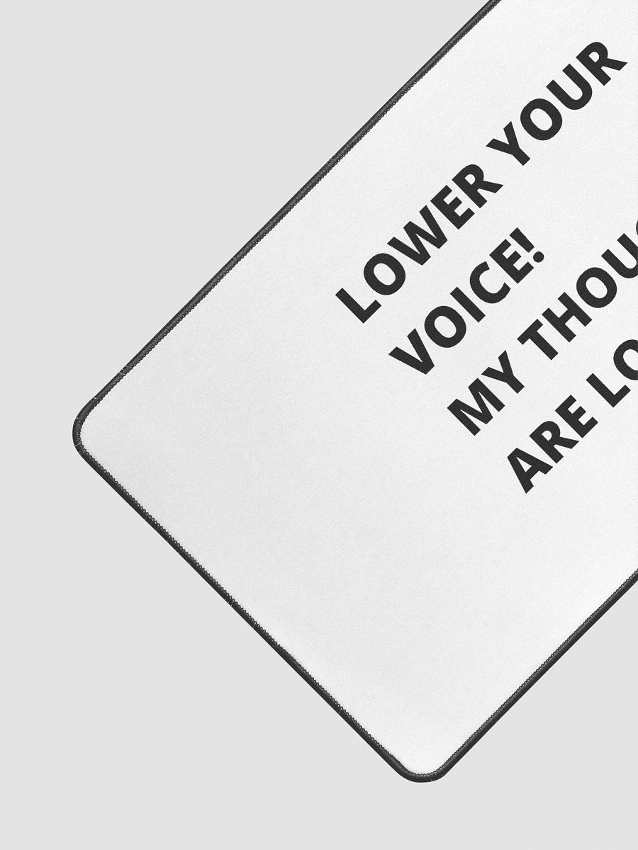 Loud Thoughts Desk Mat product image (3)