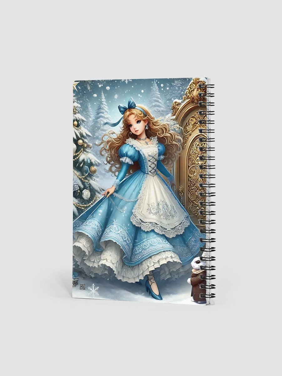 Magical Winter Wonderland Alice Spiral Notebook, Ruled Line - Holiday Journal, Planner, Diary, Gift Idea, Stationery Set product image (4)