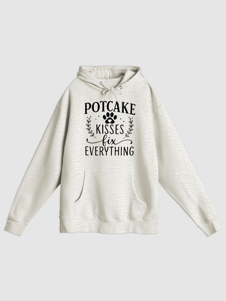 Potcake Kisses Fix Everything Dog Lover Hoodie- Healing Paw Print Tee product image (2)
