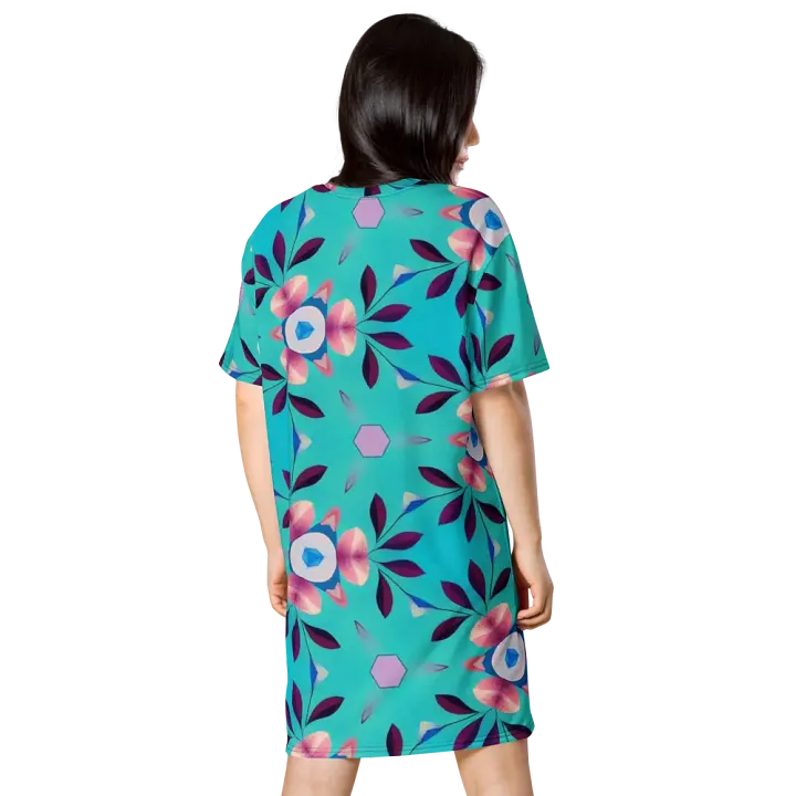Floral Bliss T-Shirt Dress product image (2)