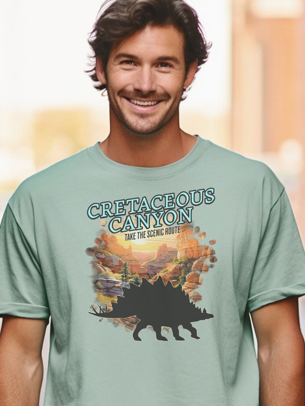 Cretaceous Canyon Hiking T- Shirt product image (1)
