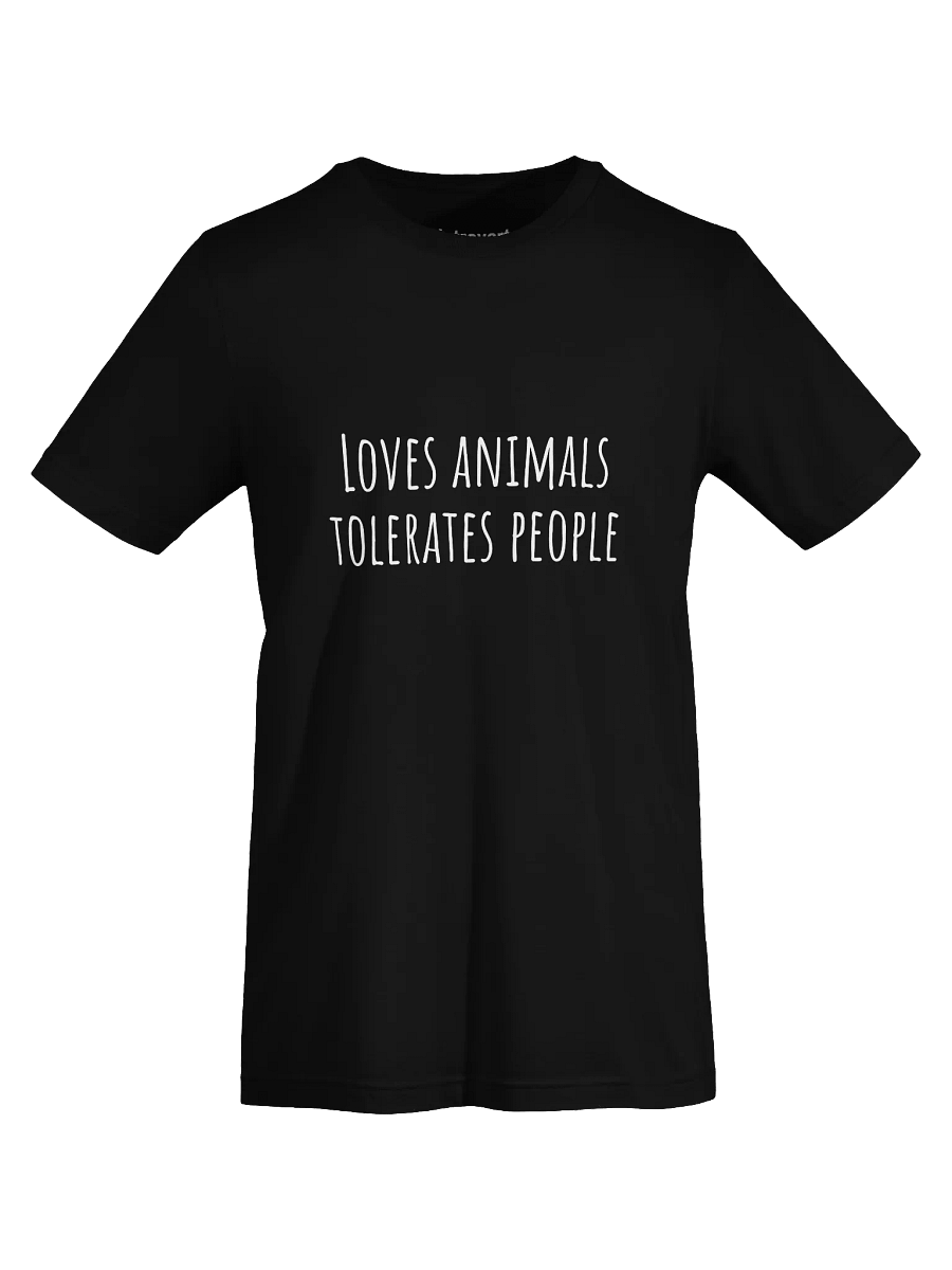 Loves animals tolerate people Unisex T-Shirt product image (68)
