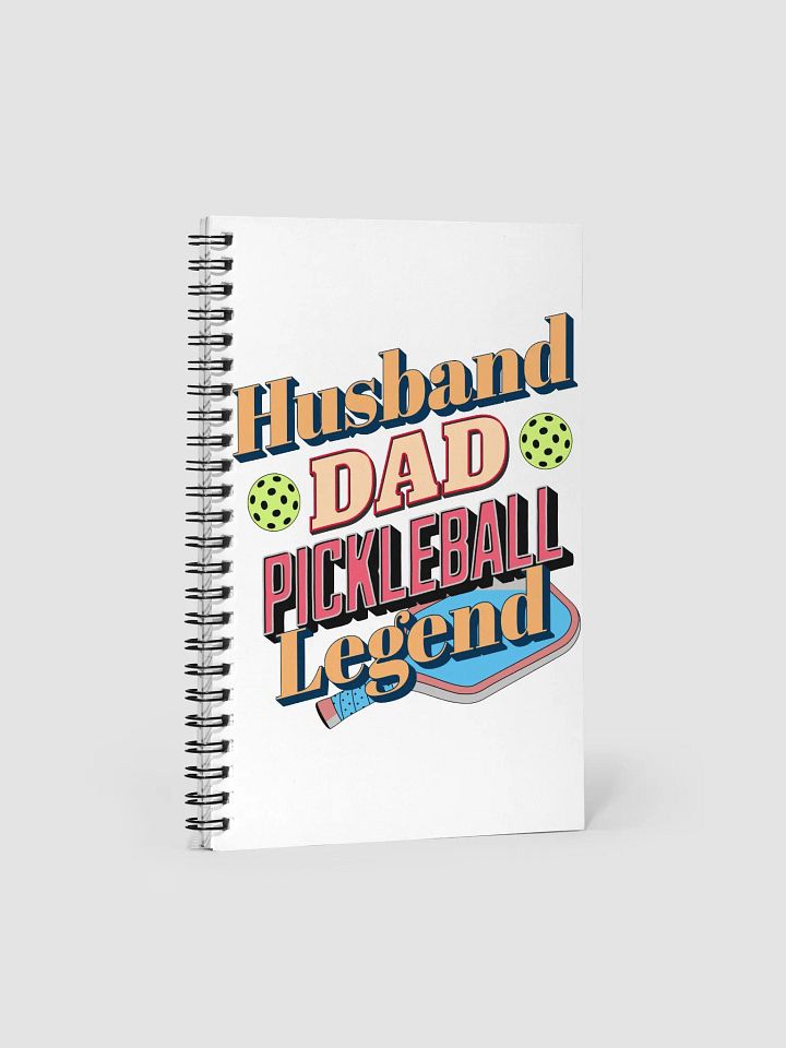 Husband Dad Pickleball Legend Notebook product image (1)