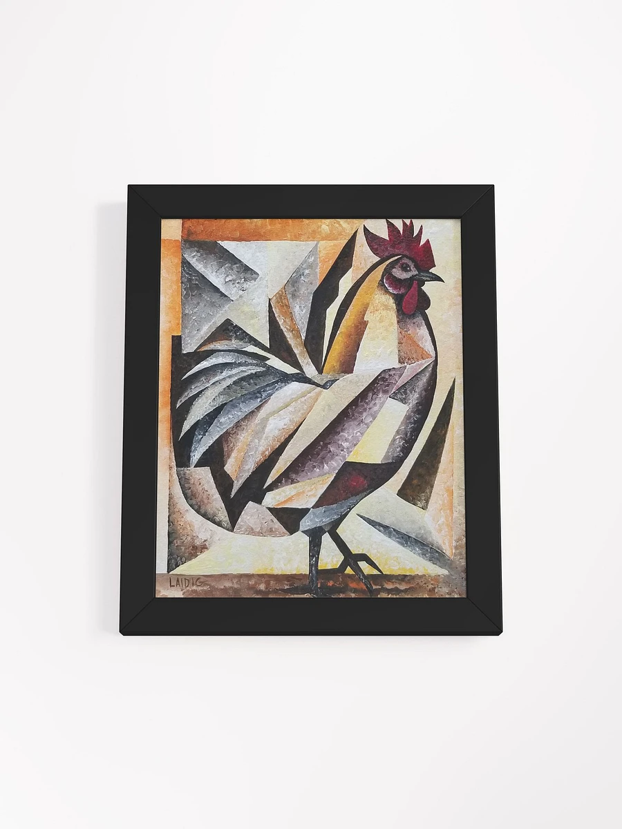 Cubism inspired rooster artwork. product image (1)