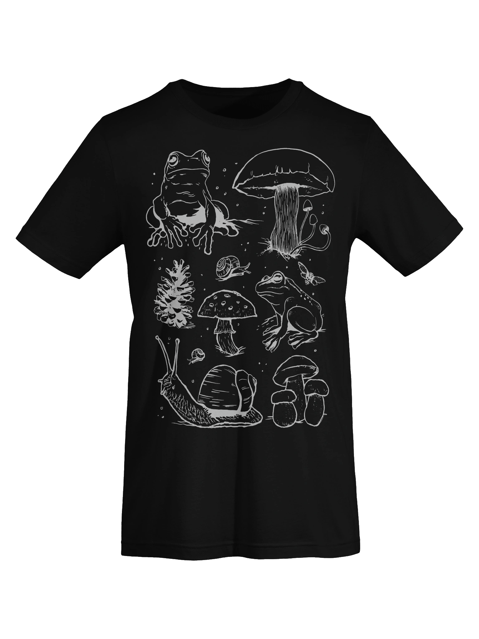 Whimsical Cotterage Forest Friends Coloring T-Shirt product image (7)