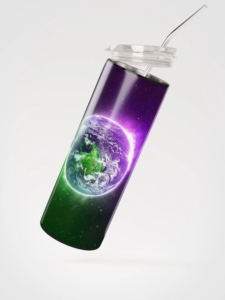Green&Purple Space Steel Tumbler product image (2)