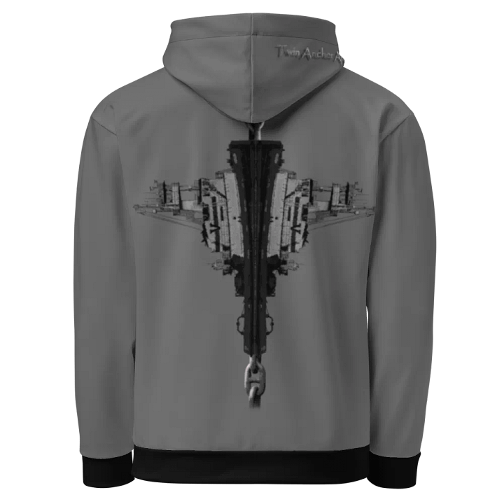 Gray Hudson VB-chain Tug CE Hoodie product image (1)