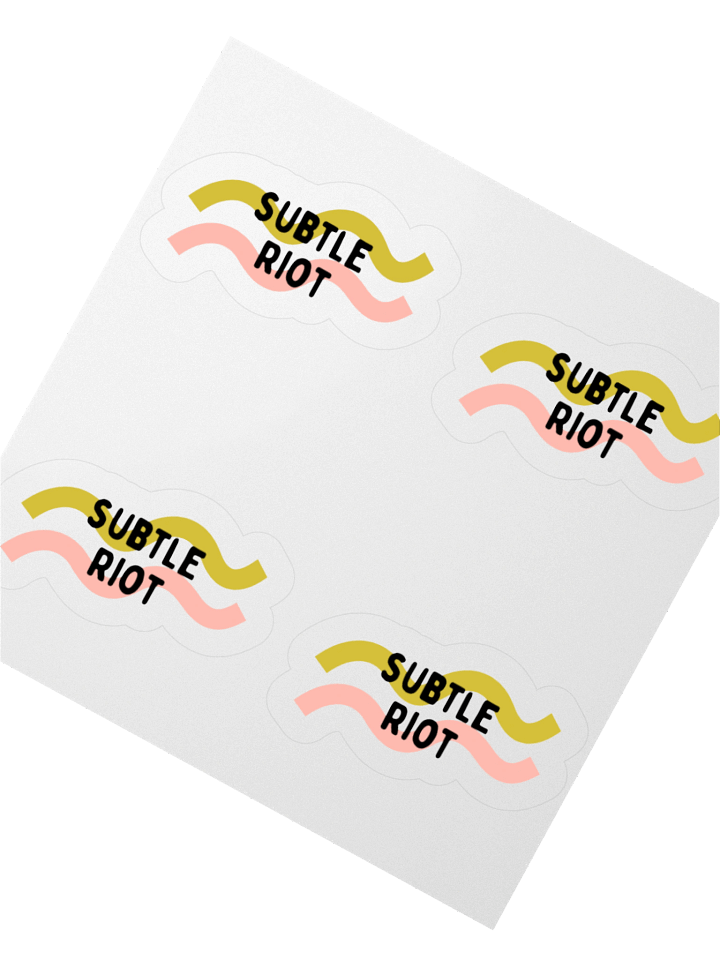 Subtle Riot Kiss Cut Sticker Set product image (2)
