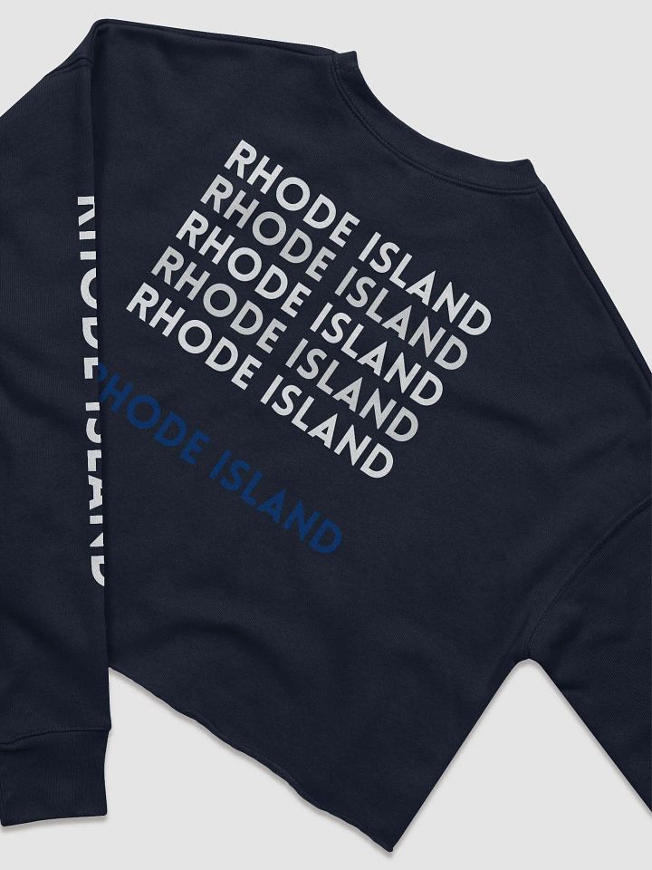 Rhode Island Sleeve Crop Sweatshirt (Midweight Fabric) product image (2)