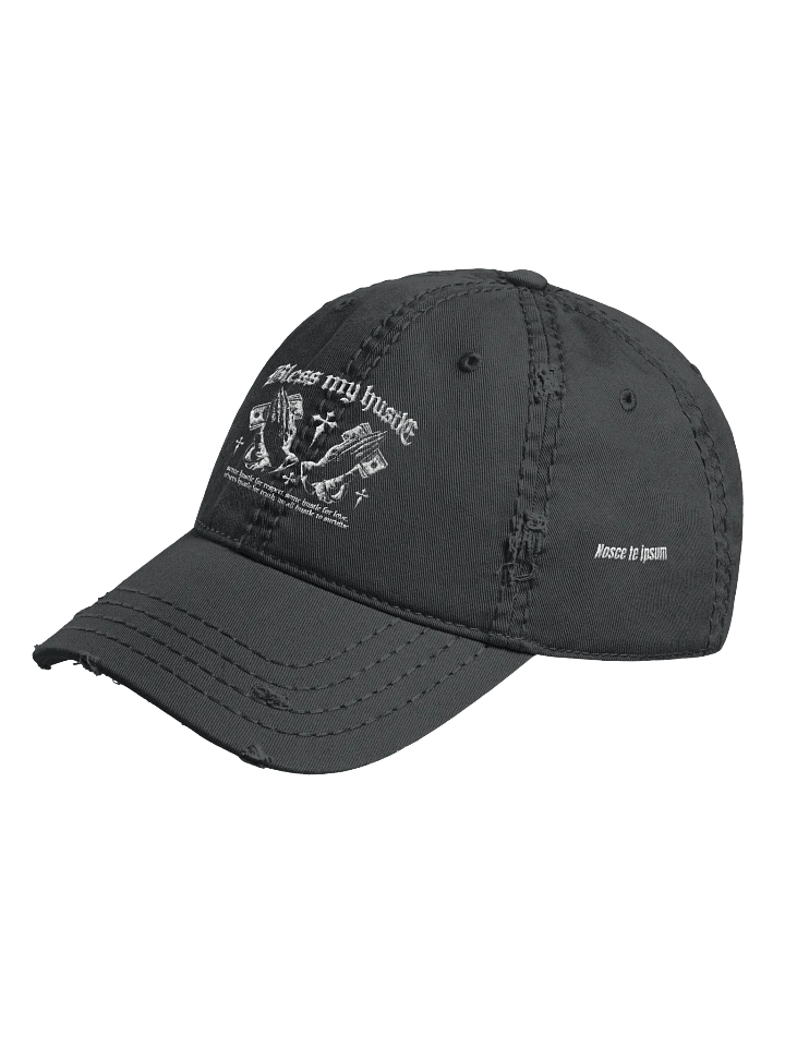 Bless My Hustle Distressed Dad Hat product image (4)