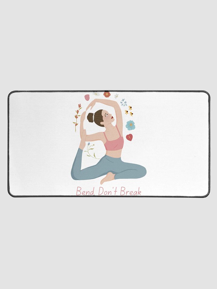 Yoga Resilience Desk Mat - "Bend, Don't Break" Theme product image (1)
