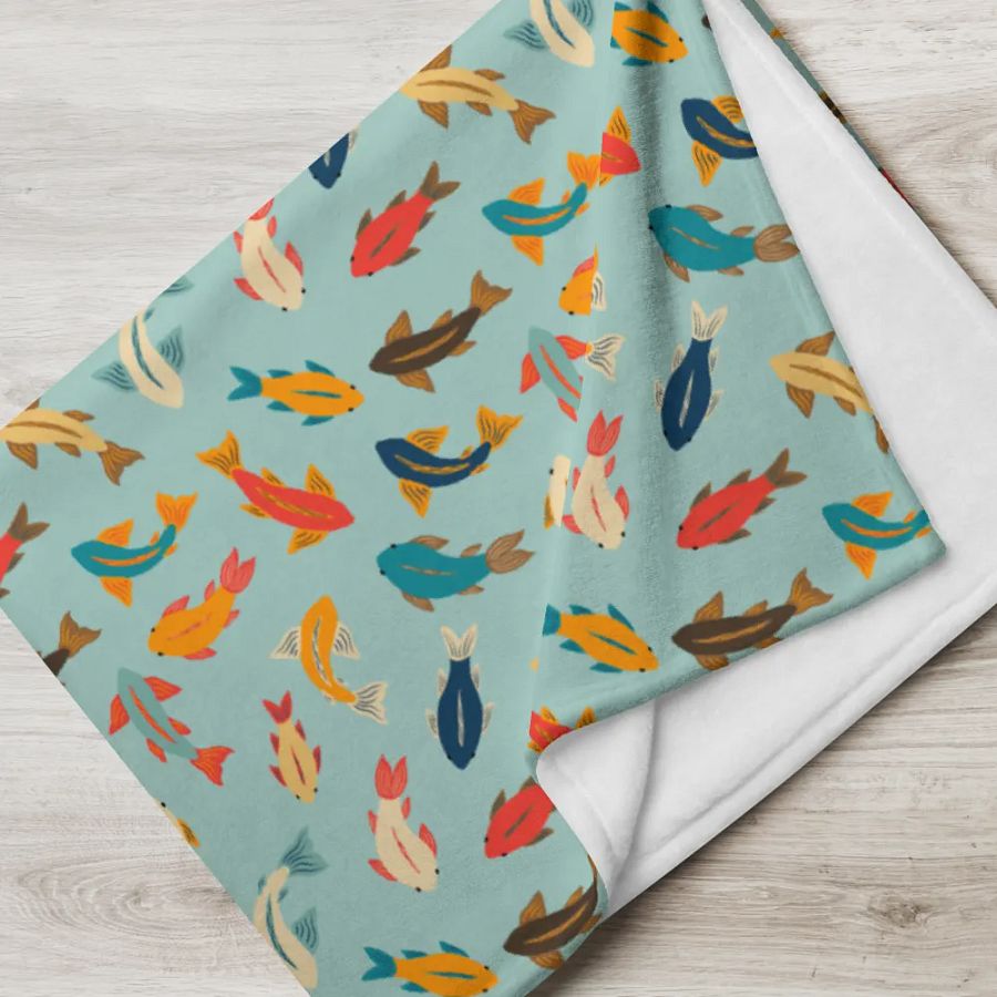 Aquatic Encounters - Throw Blanket product image (6)