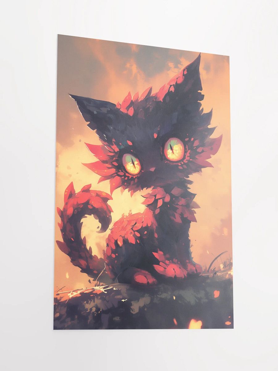 Enigmatic Feline Fantasy Poster product image (2)