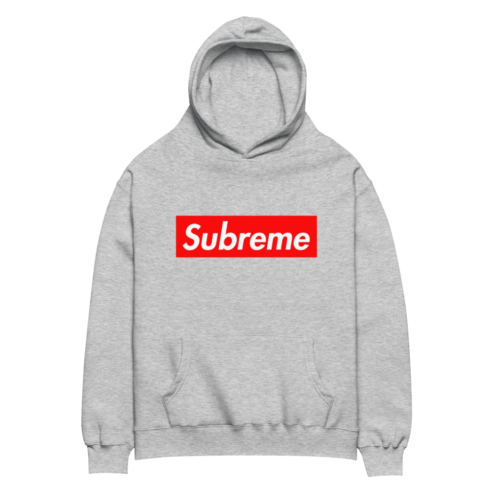 'Subreme' Arab Parody Oversized Hoodie product image (4)