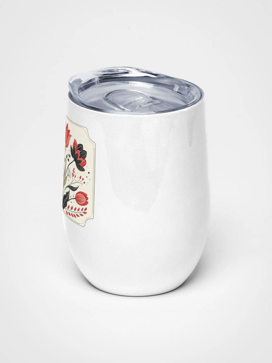 Floral Elegance Wine Tumbler product image (5)