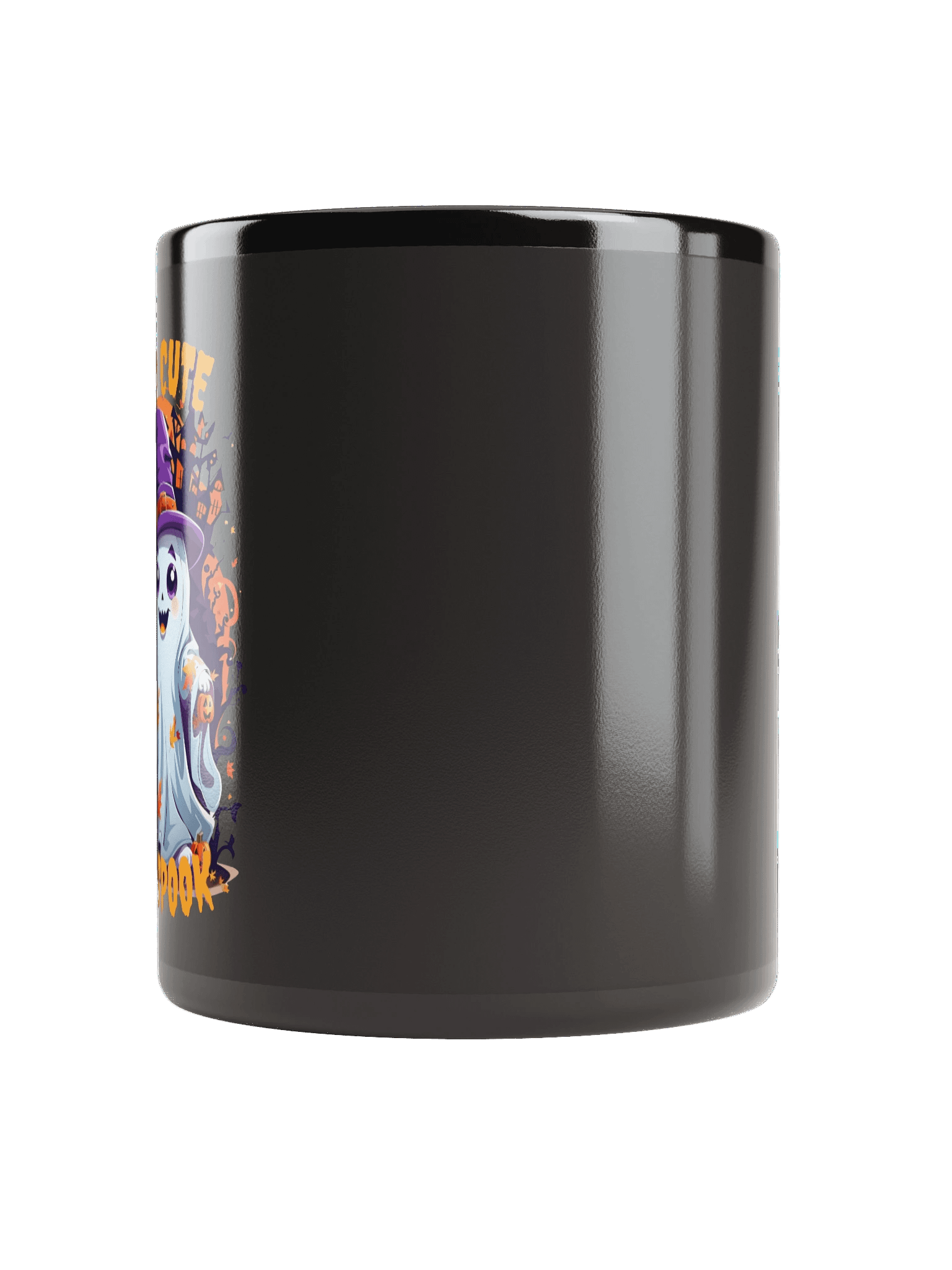 Too Cute to Spook Black Glossy Mug product image (9)