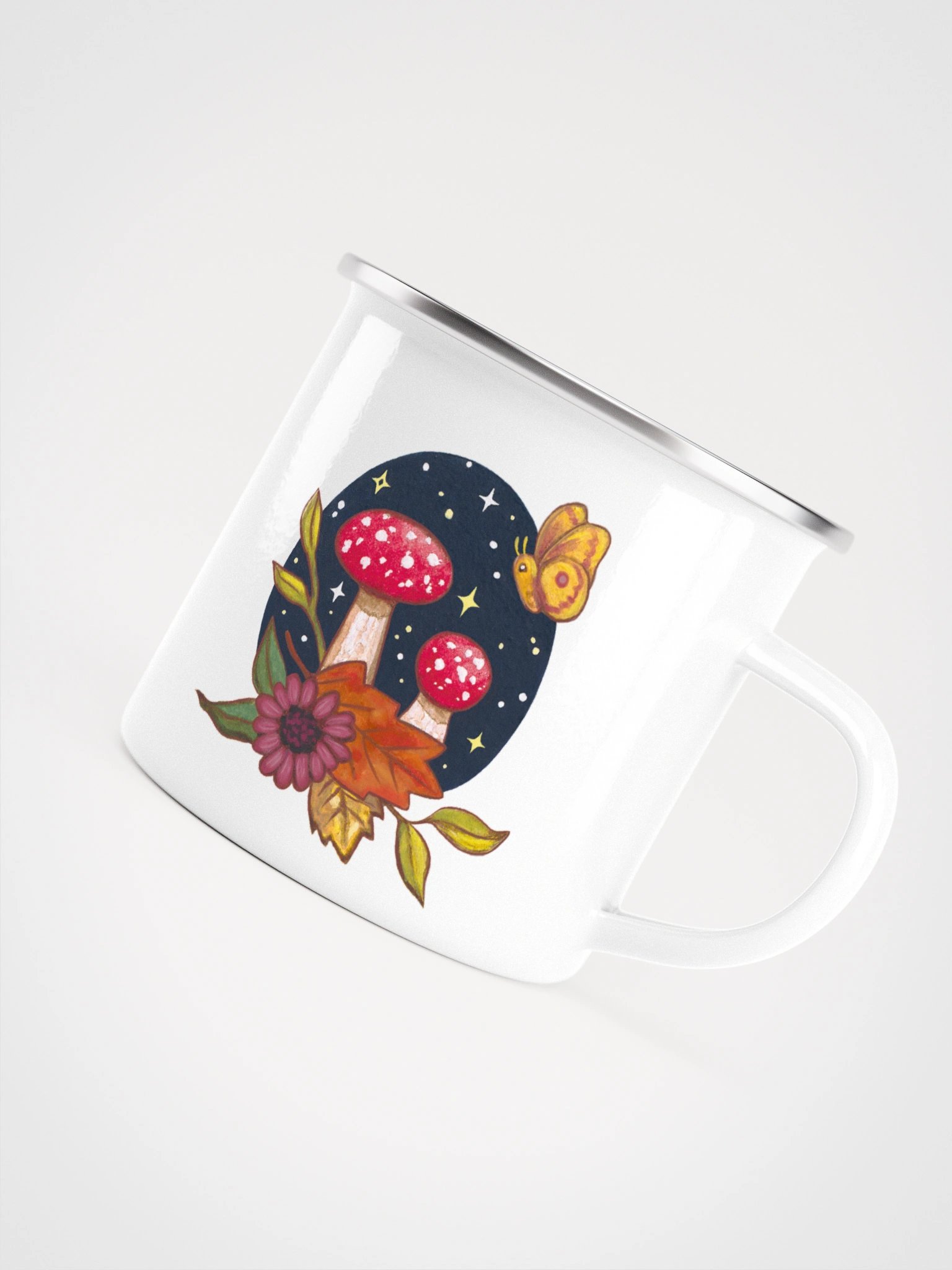 Autumn Secrets - Amanita Muscaria Enamel Mug product image (3)