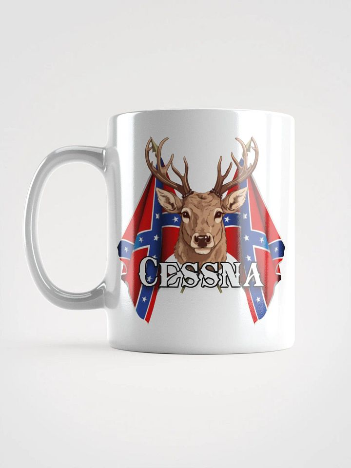 "Cessna" Rebel Redneck Deer - White Mug product image (2)