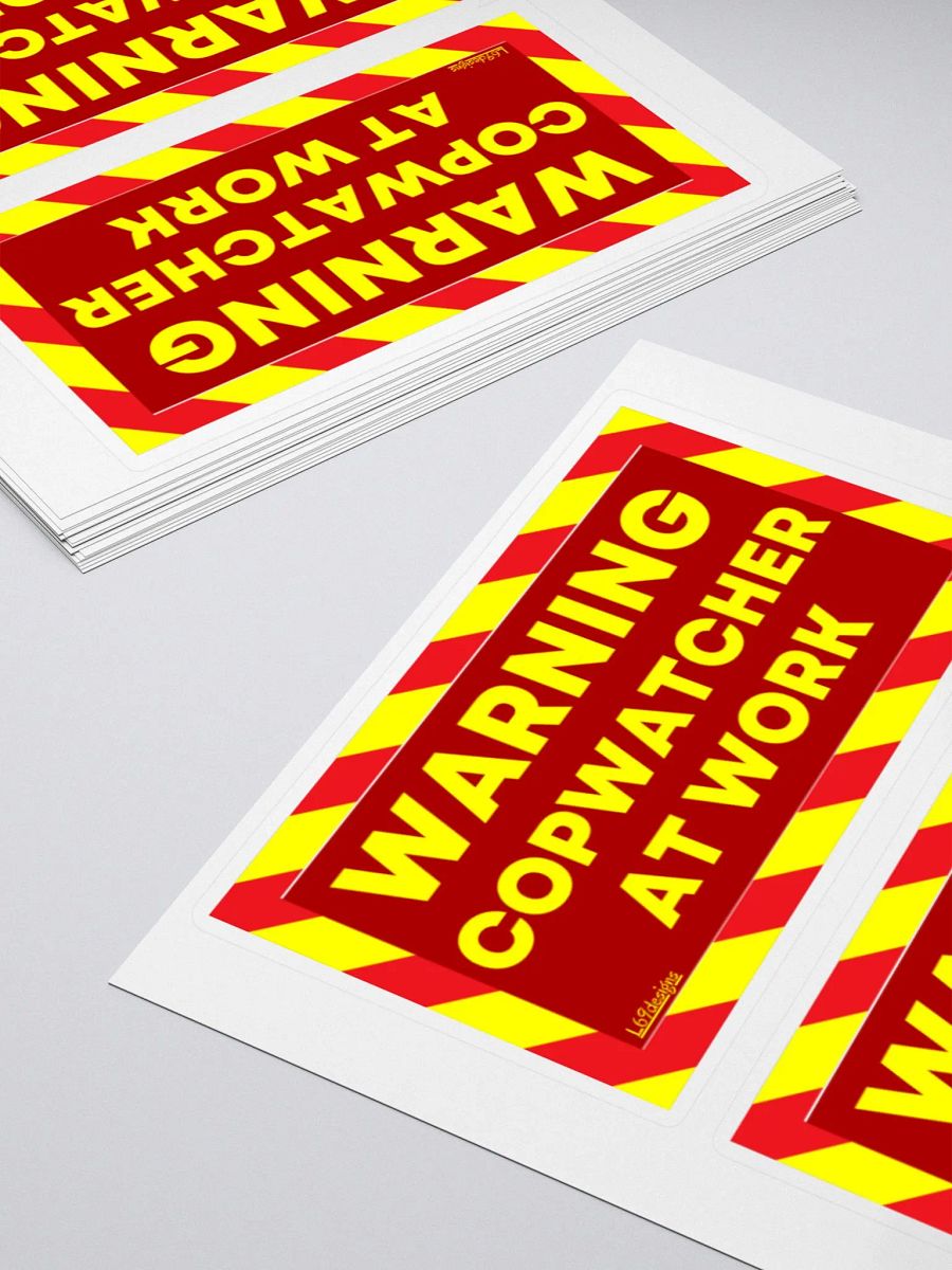 WARNING : COPWATCHER AT WORK product image (10)