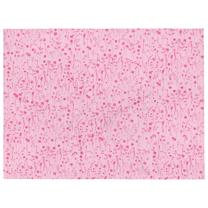 A Million Flowers Pink Soft Plush Blanket product image (1)