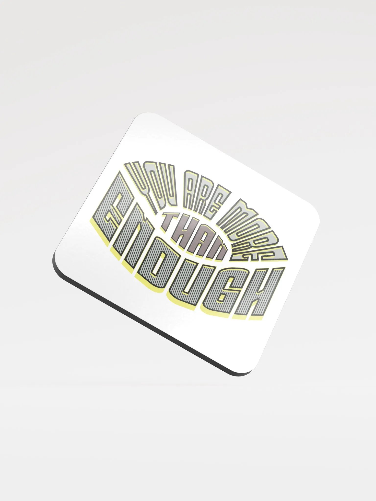 You Are More Than Enough Striped Sunshine Coaster Set product image (2)