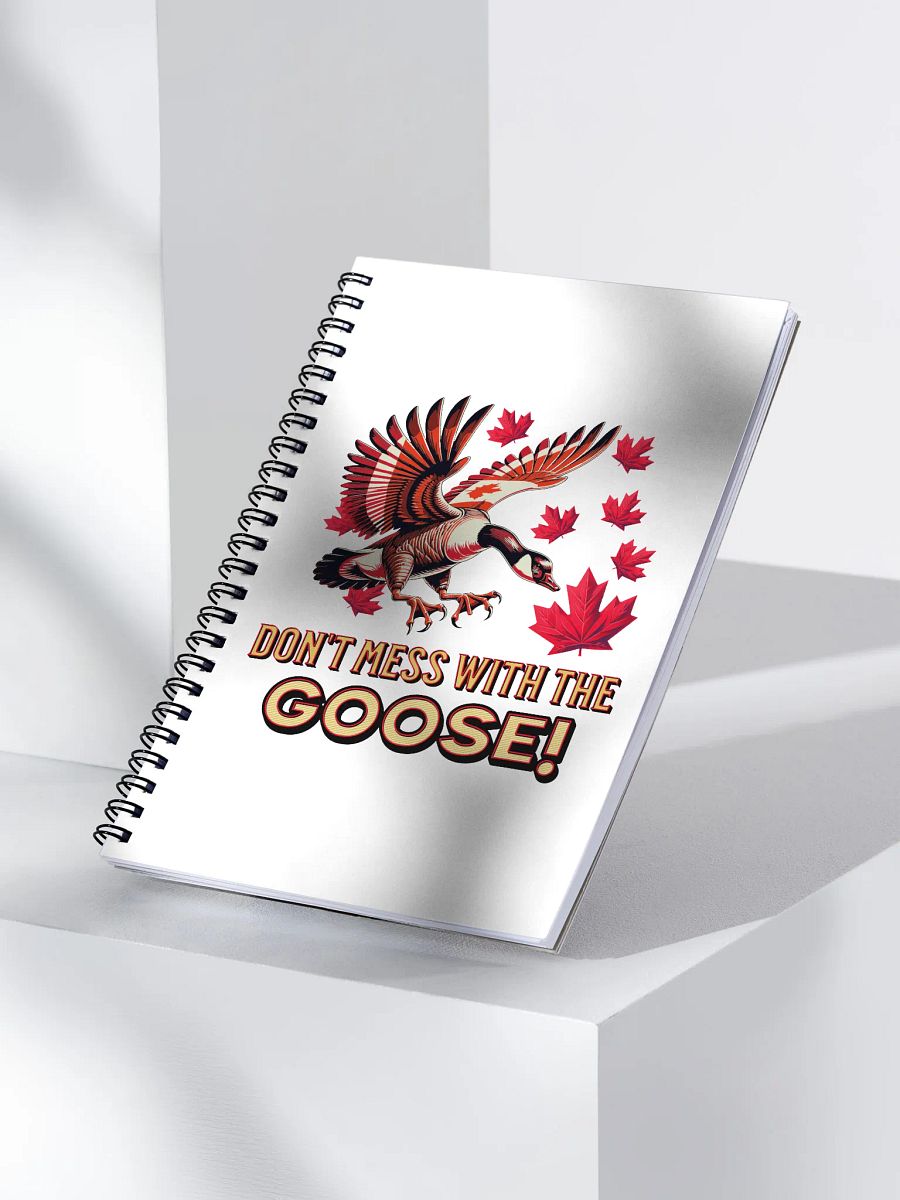 Dont Mess With The Goose Cautionary Spiral Notebook product image (3)