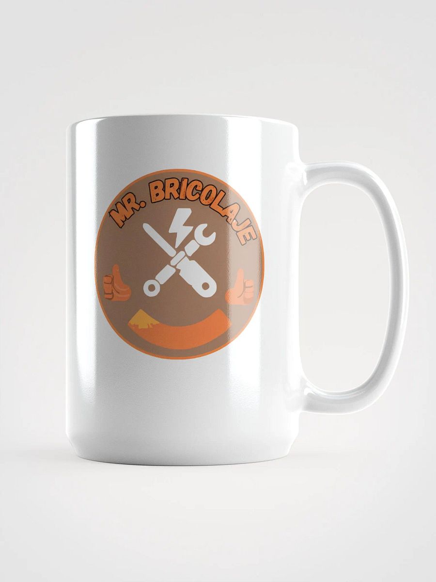 Taza blanca brillante MrBricolaje product image (3)