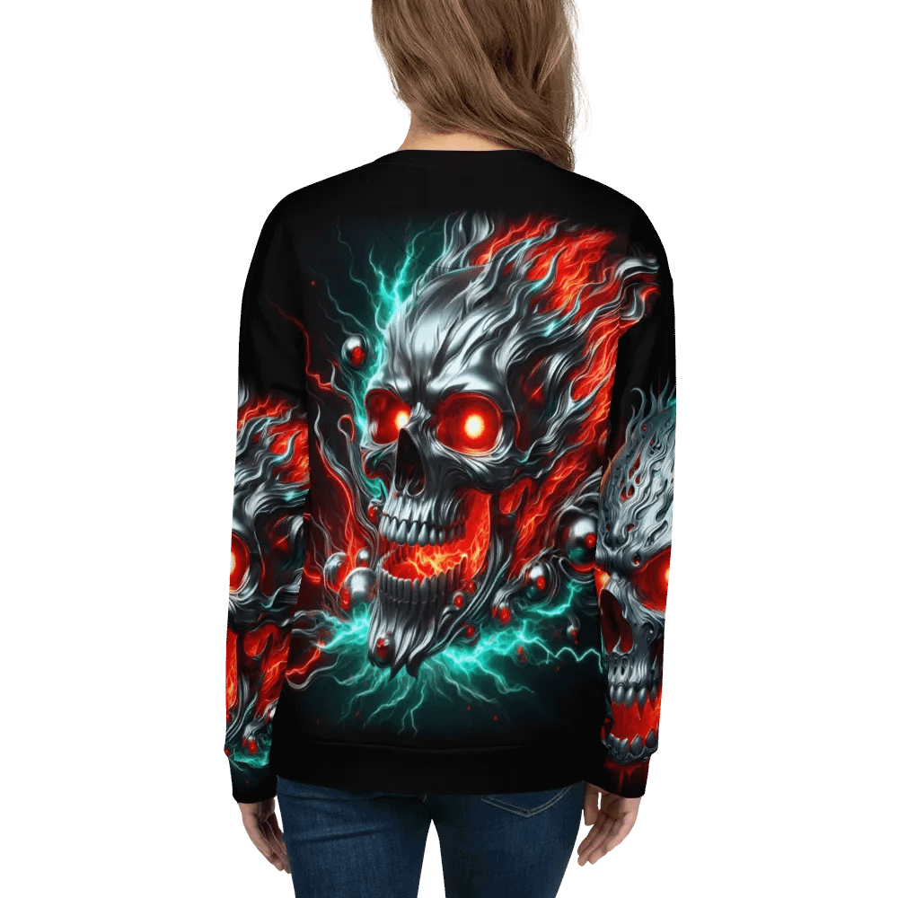 Ethereal Inferno All-Over Print - Unisex Sweatshirt #4 product image (7)