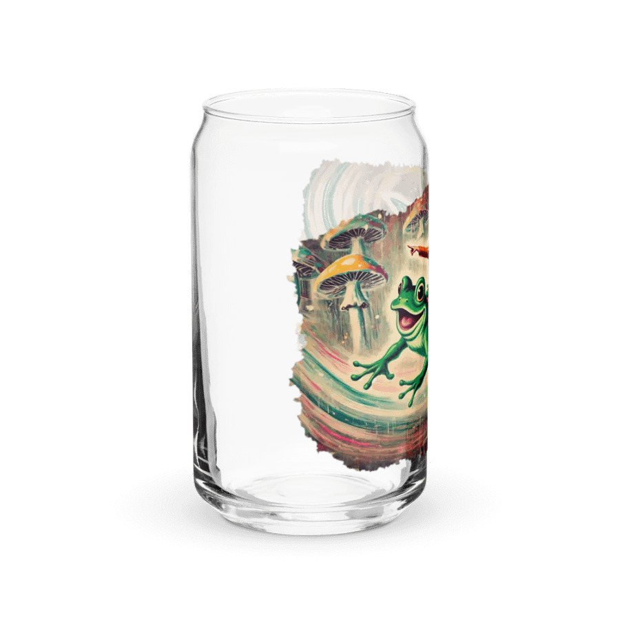 Whimsical Frog Fairy Glass with Optional Lid and Straw product image (40)