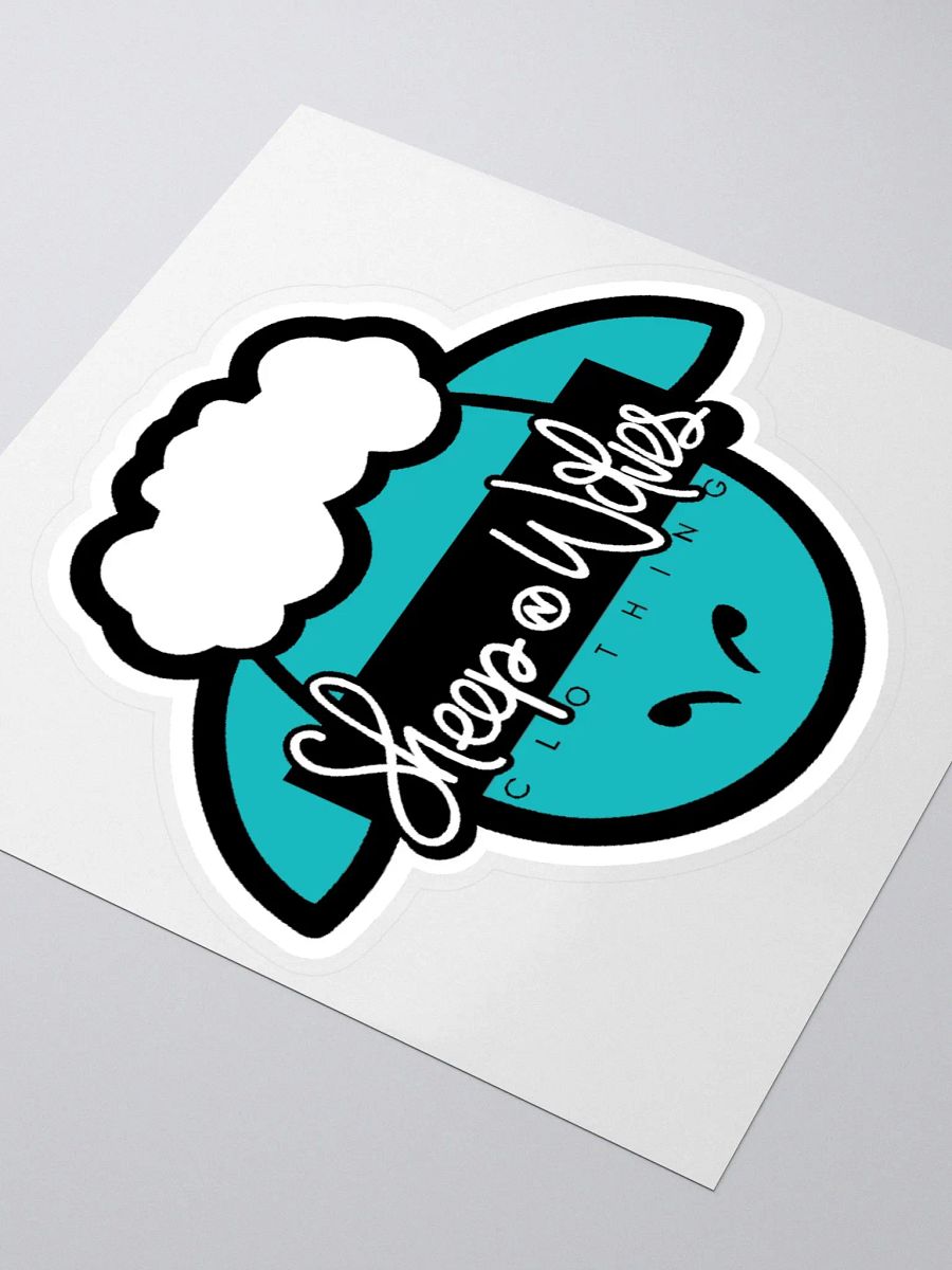 SHEEP N WOLVES LOGO STICKER (TEAL) product image (3)