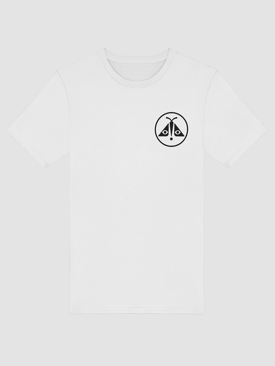 Concert Moth w/ Neckline Logo (Unisex, White) product image (5)