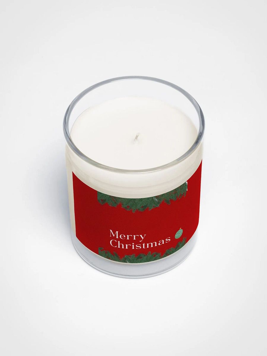 Merry Christmas Scented Soy Wax Candle product image (3)
