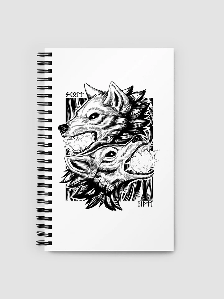Wolf Twins Spiral Notebook product image (1)