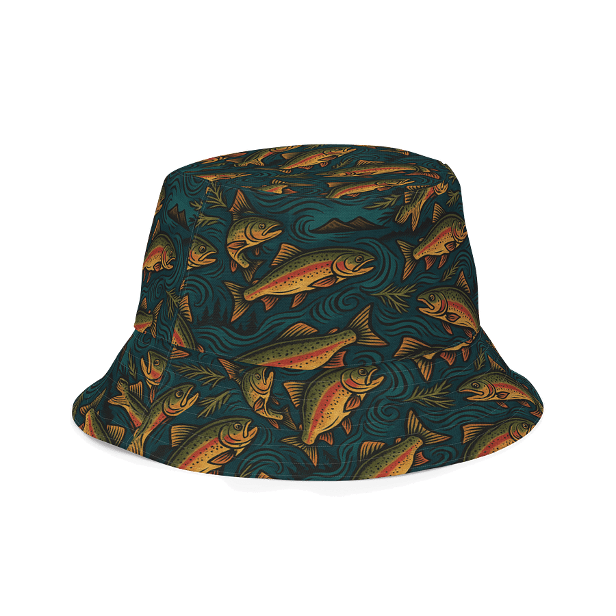 Rugged Sportsmen Trout Fishing Bucket Hat product image (5)