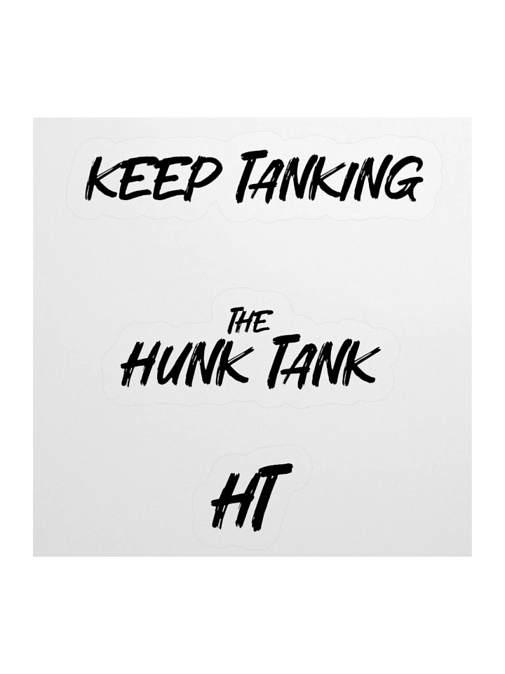 HUNK TANK - KEEP TANKING 3 STICKER SET product image (2)