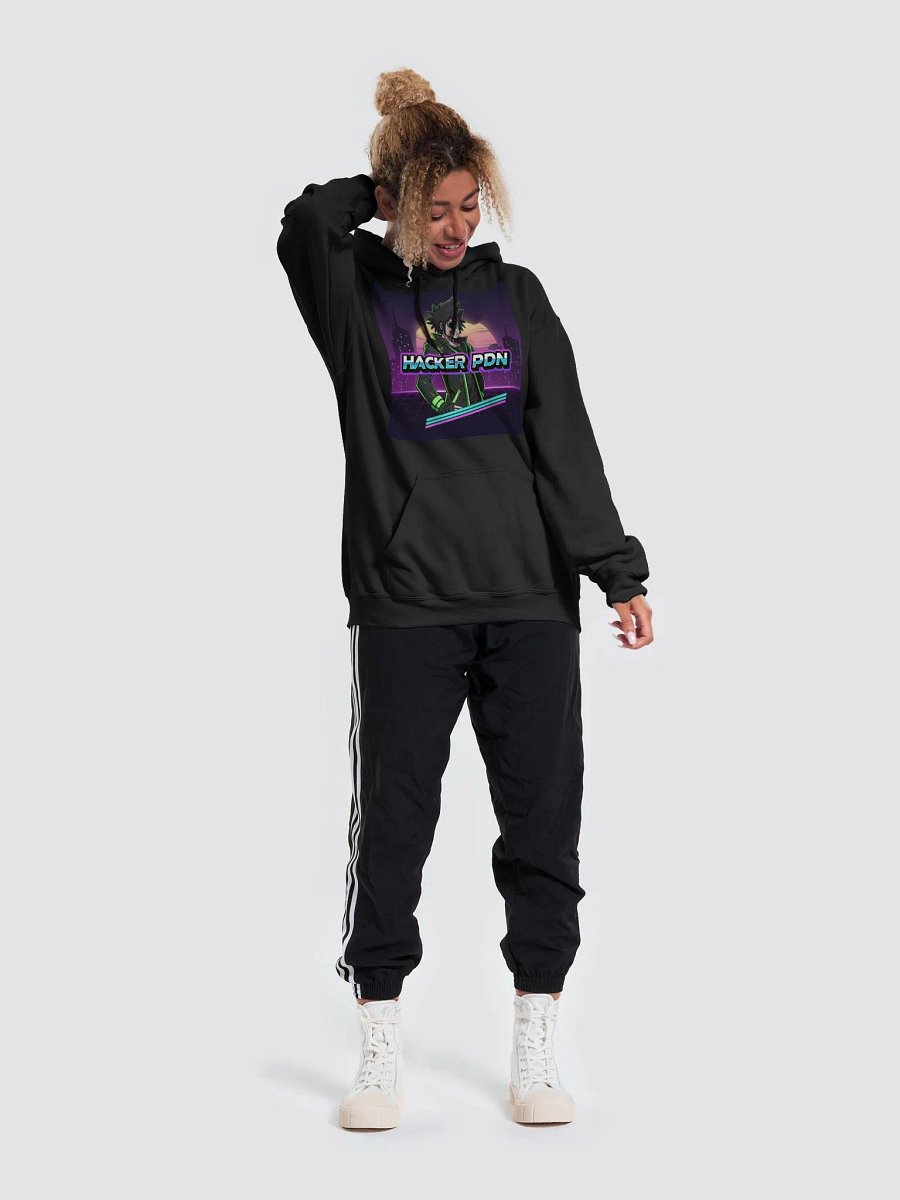 Neon Hacker City Classic Hoodie product image (48)