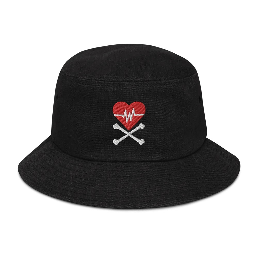 Hearts and Crossbones Bucket Hat product image (1)