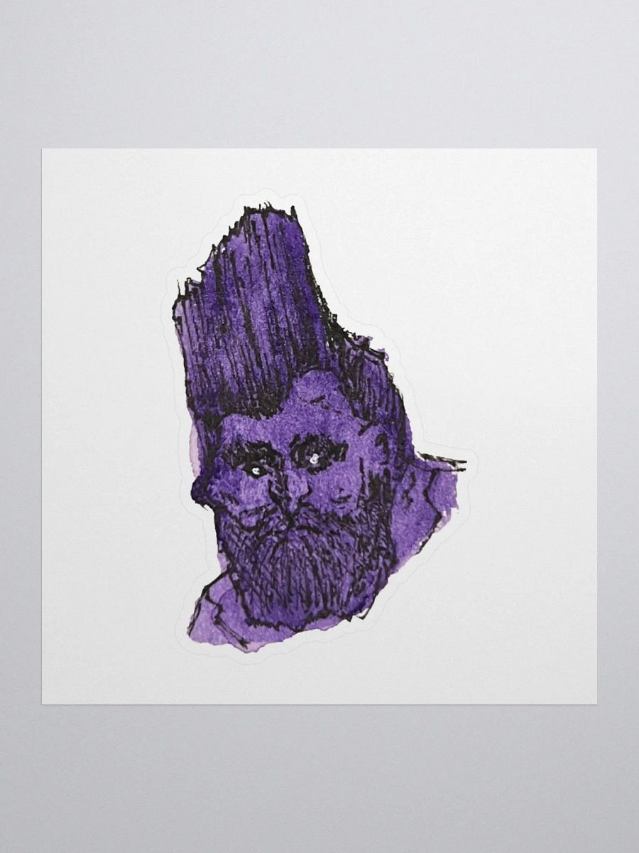 Watercolour Blobs Sticker- Dioxazine Purple product image (1)