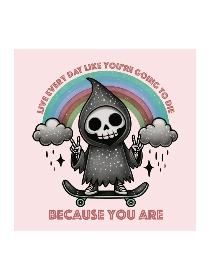 Live Every Day Sticker (Red) product image (1)