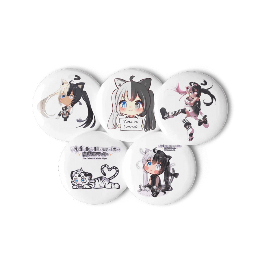 Pin Button - Limited Edition Collection #1 (White) product image (6)