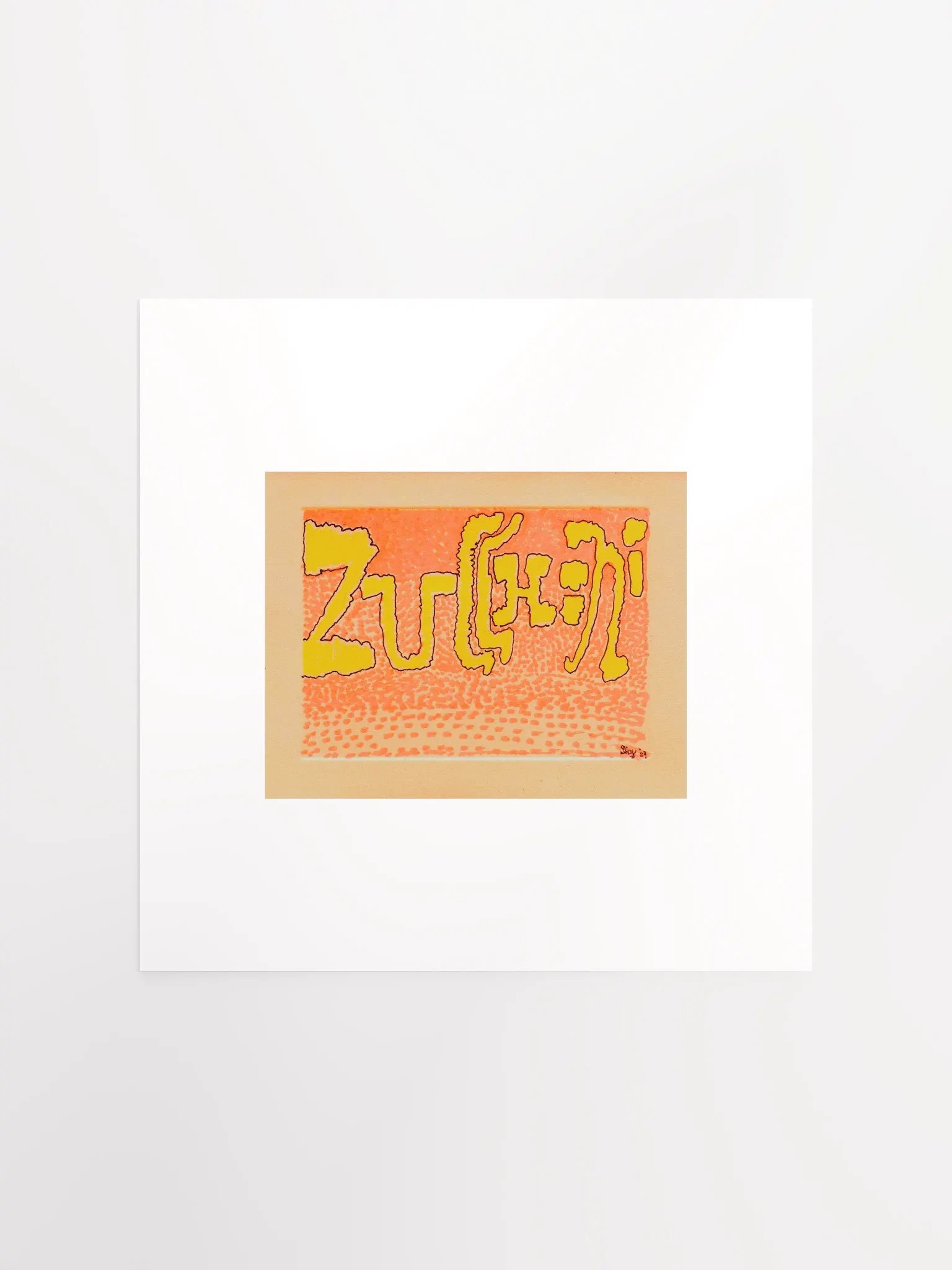 zucchini panel card print product image (5)