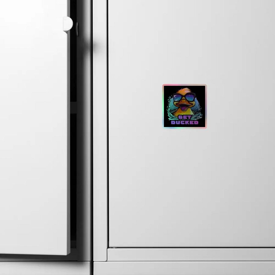 Splashy Duck Holographic Sticker Set product image (6)